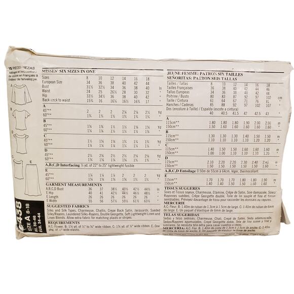 New Look Womens Flared Skirts Tops Sewing Pattern Size 8-18  New Look 6438 CUT - Picture 3 of 6